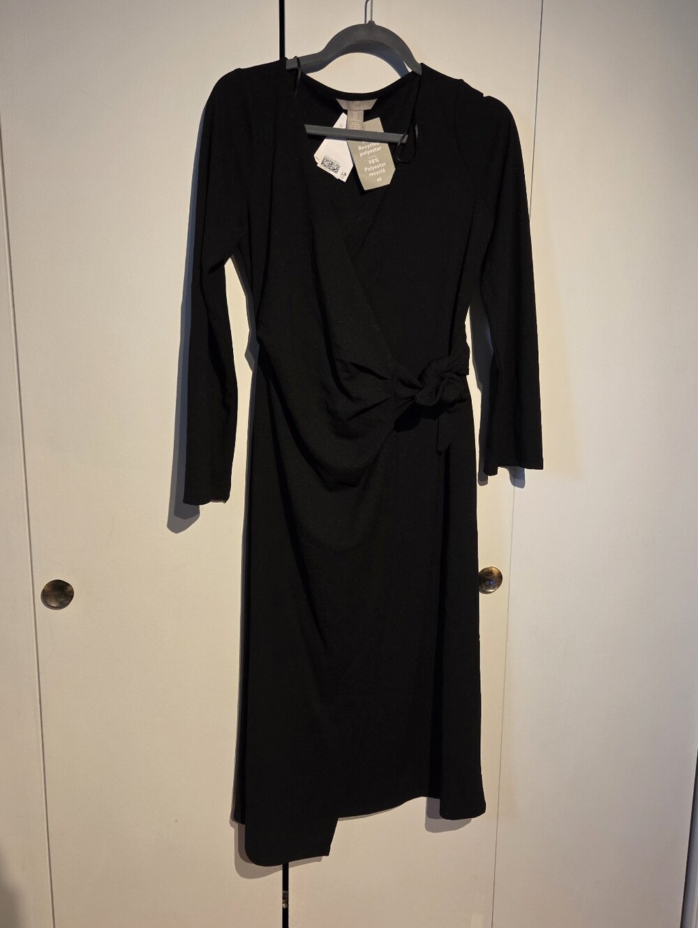 H&M Classic Black Wrap Dress